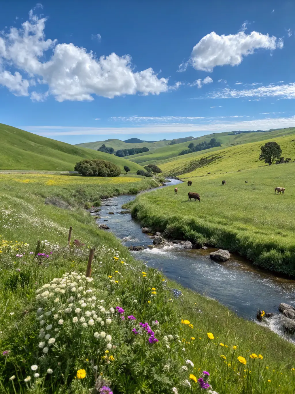 A scenic view of the Kerfot countryside, highlighting the organization's commitment to preserving the natural beauty of the region.