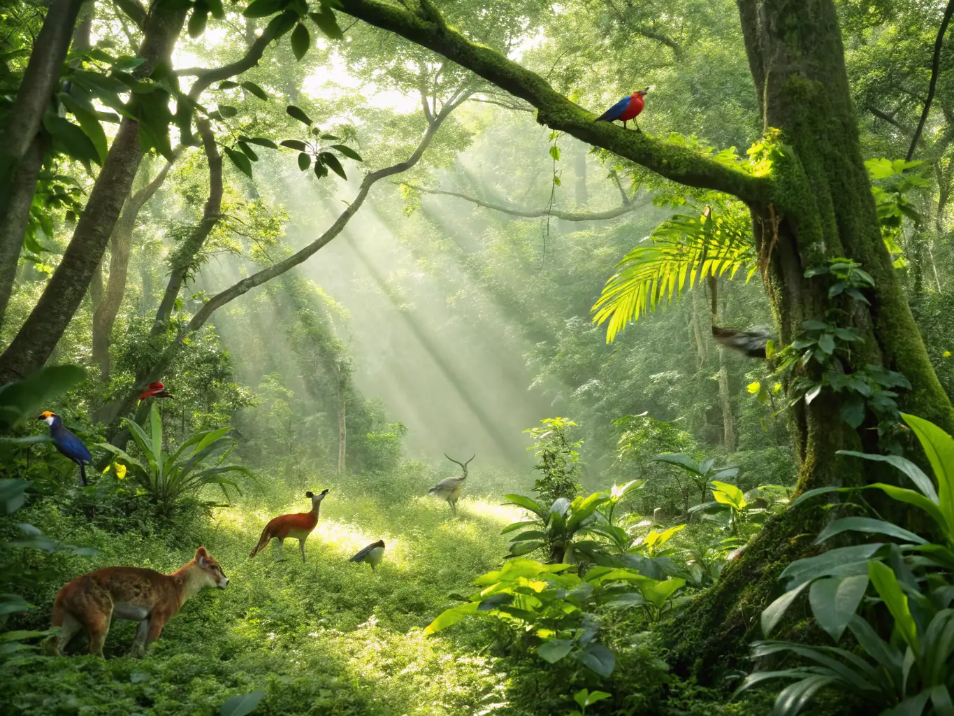 An image of a wildlife conservation area in Kerfot, showcasing the natural habitat and the organization's efforts to protect it.